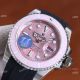 Swiss Quality Rolex Submariner Pink Watch Citizen 8215 Black Oysterflex Rubber Strap (2)_th.jpg